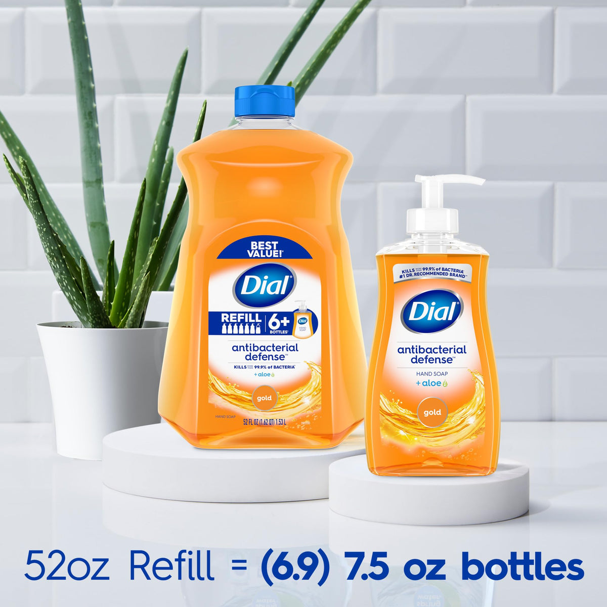 Dial antibacterial defense liquid hand soap back label instructions
