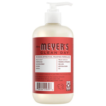 Authentic Mrs. Meyer's Tomato Vine soap bottle label detail
