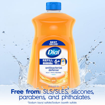 Dial personal care hand soap with aloe for smooth skin defense protection