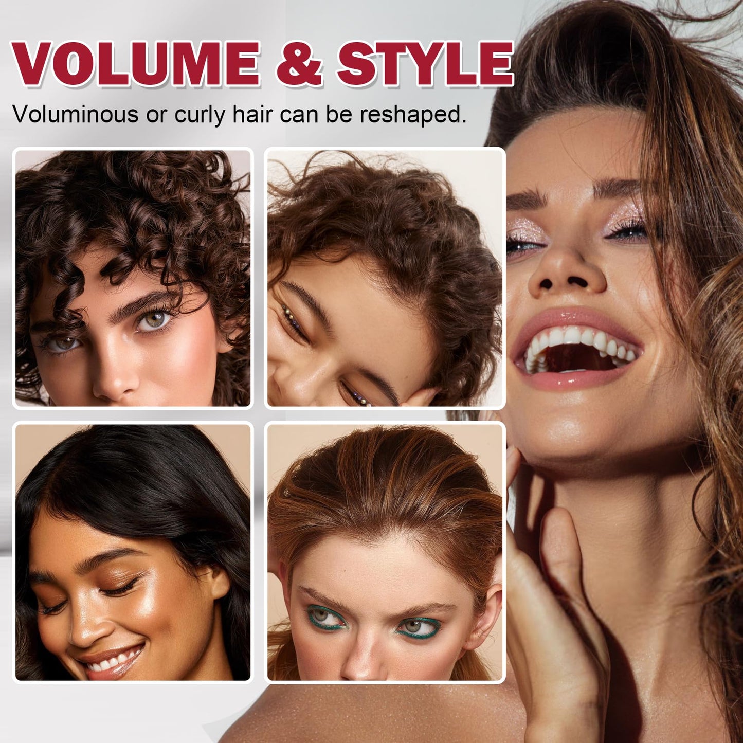 Person using XINGXYUEL styling powder for volume