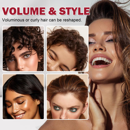 Person using XINGXYUEL styling powder for volume