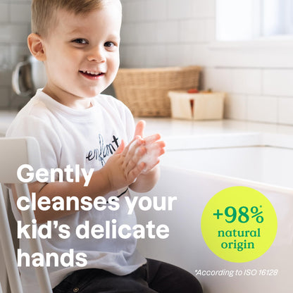 EWG Verified natural foaming hand wash for sensitive children skin