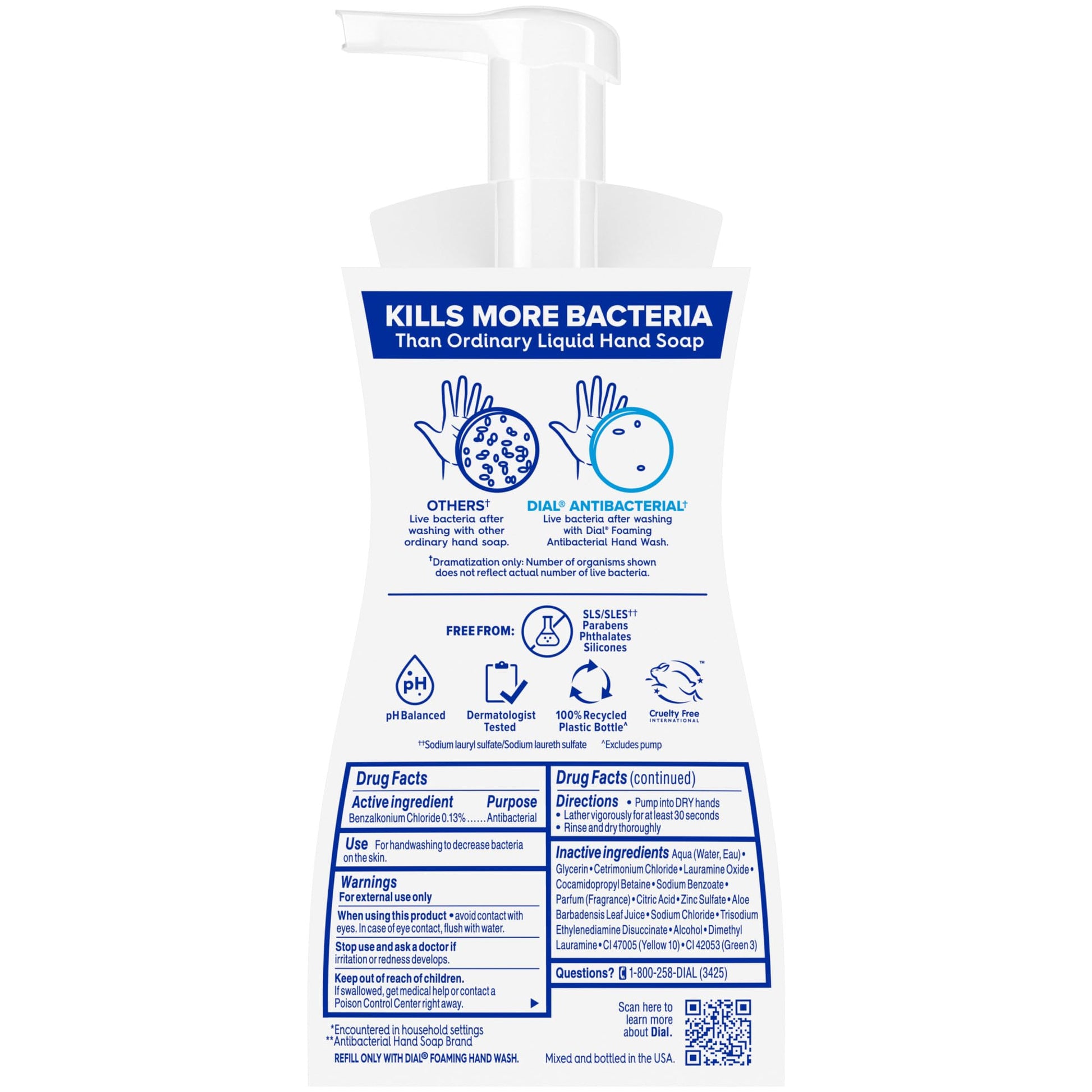 Authentic USA imported Dial hand soap bottles