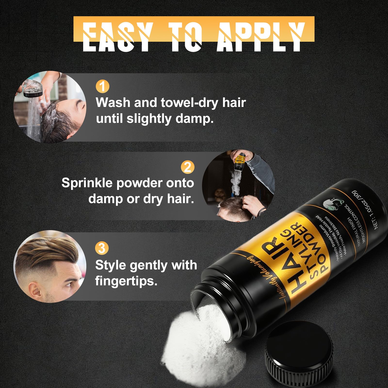 Authentic USA imported hair styling powder by Money Money
