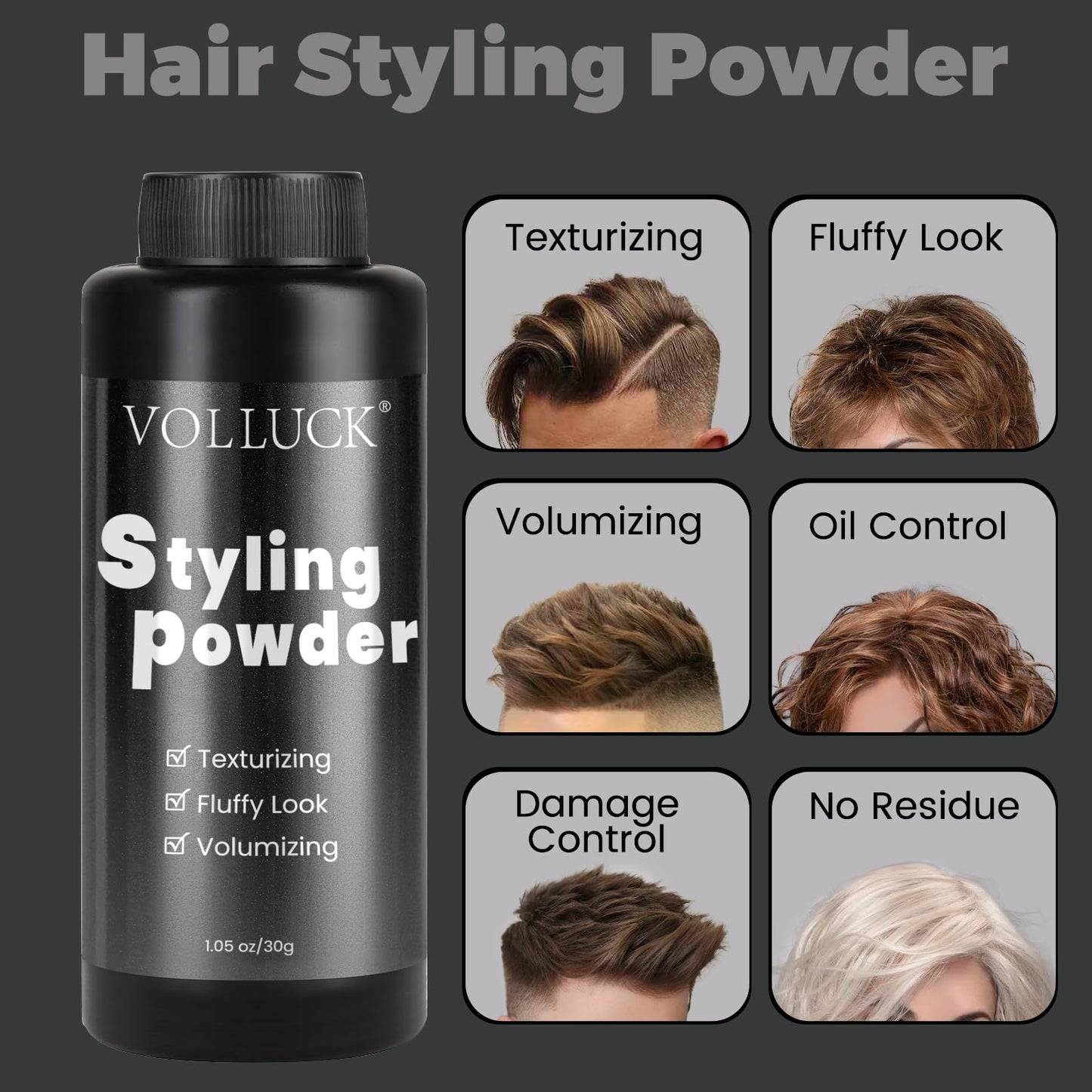 Authentic USA imported Volluck hair styling product