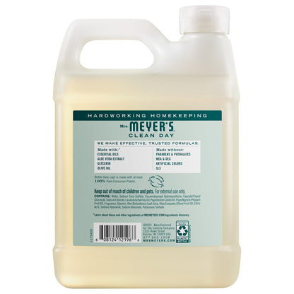 Mrs. Meyer's Birchwood liquid hand soap refill packaging
