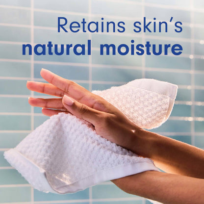 Softsoap fresh scent family hand soap refill showing the complete recyclable plastic bottle.