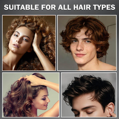 Side view of Damusi hair styling powder for men and women
