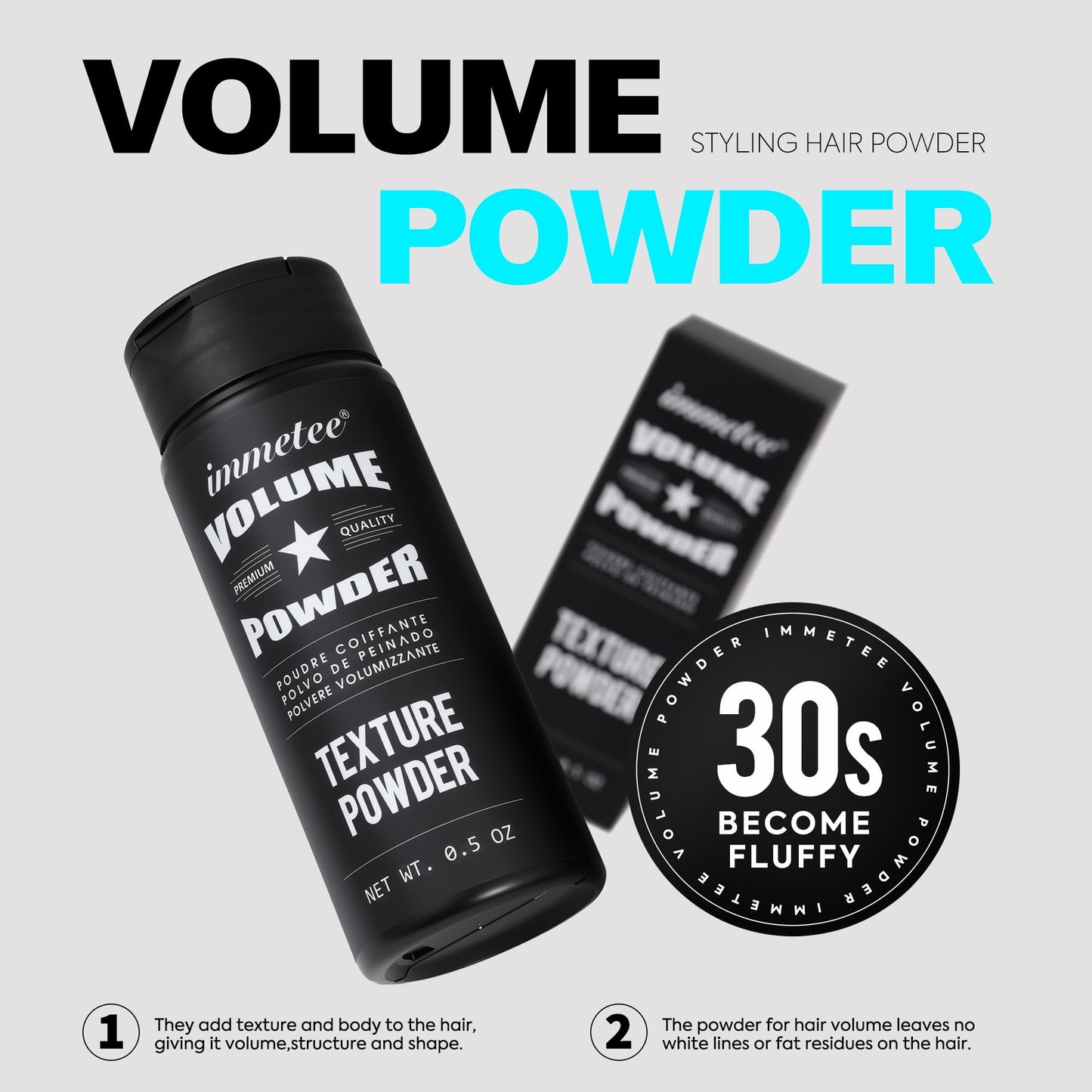 How to use Immetee hair volumizing powder