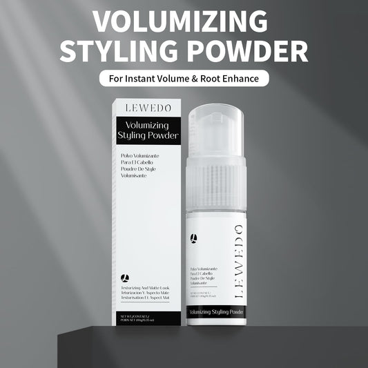 Close up of Lewedo hair powder precision spray nozzle