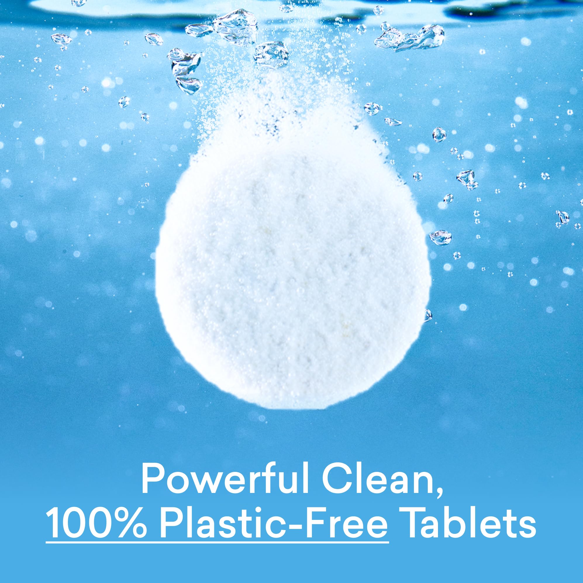 Top down view of Blueland variety pack hand soap tablets