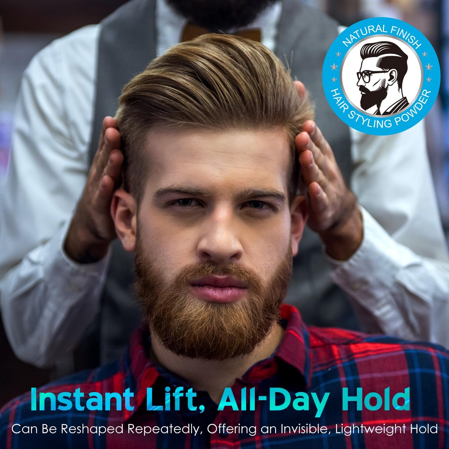 Liiutry invisible hair texture powder bottle cap open view