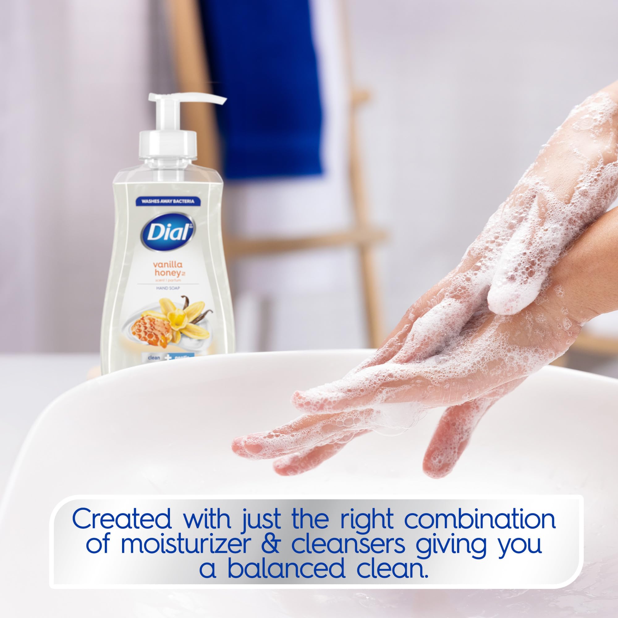 Top view of Dial liquid hand soap pump dispenser