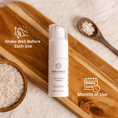 Close up of Hair Dance styling powder texture