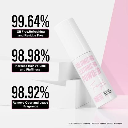 Citrus scented Immetee volumizing powder bottle