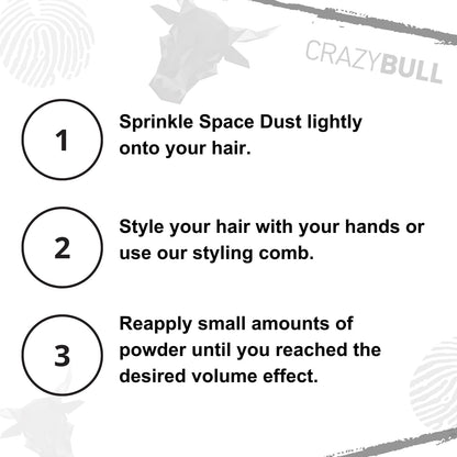 Crazy Bull Space Dust lightweight powder application demo