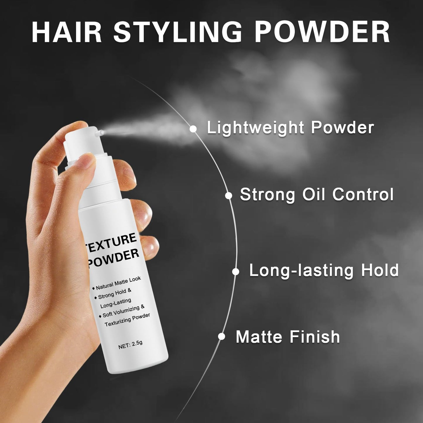 Lzxlukgir texturizing powder for men and women volume application