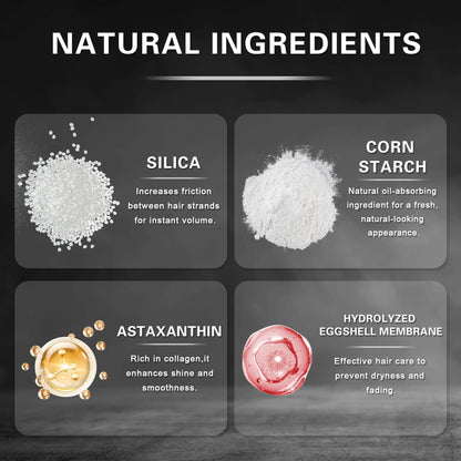 Lifestyle application of Lzxlukgir hair styling powder for root lift