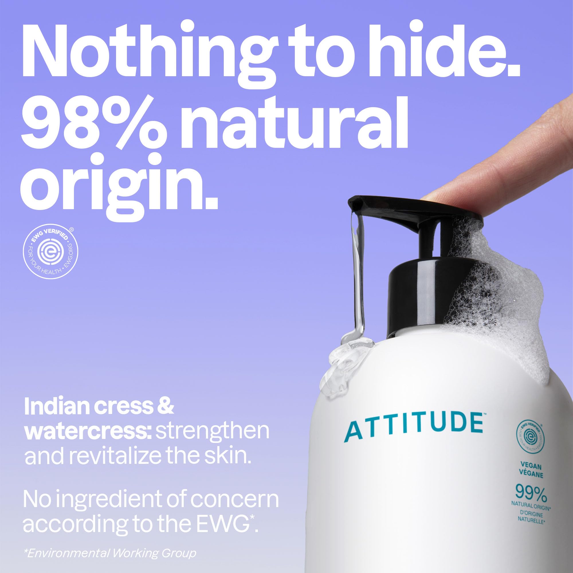 Attitude Super Leaves natural fragrance free soap for sensitive skin