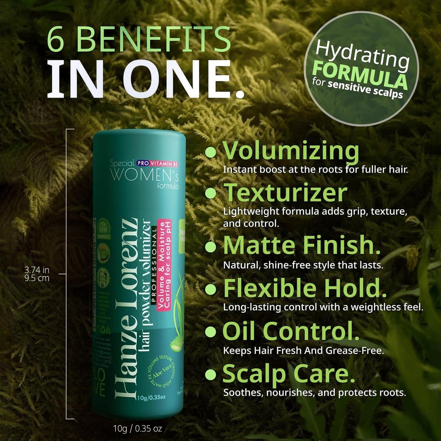 Hanze Lorenz volumizing styling dust for fine hair