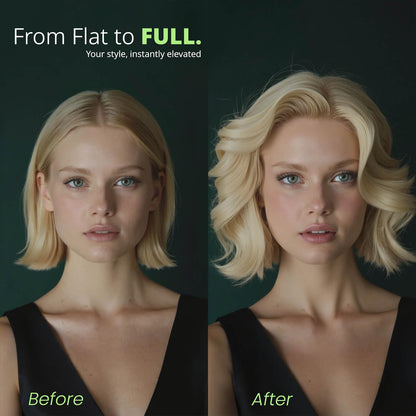 Hanze Lorenz hair powder matte finish application