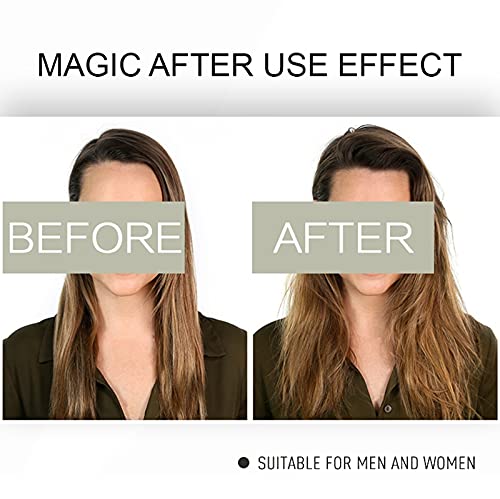 Applying Sevich texture powder to hair roots
