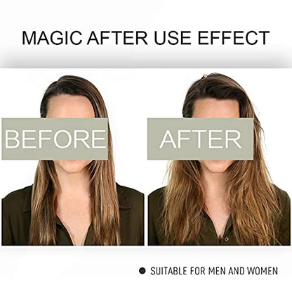 Applying Sevich texture powder to hair roots
