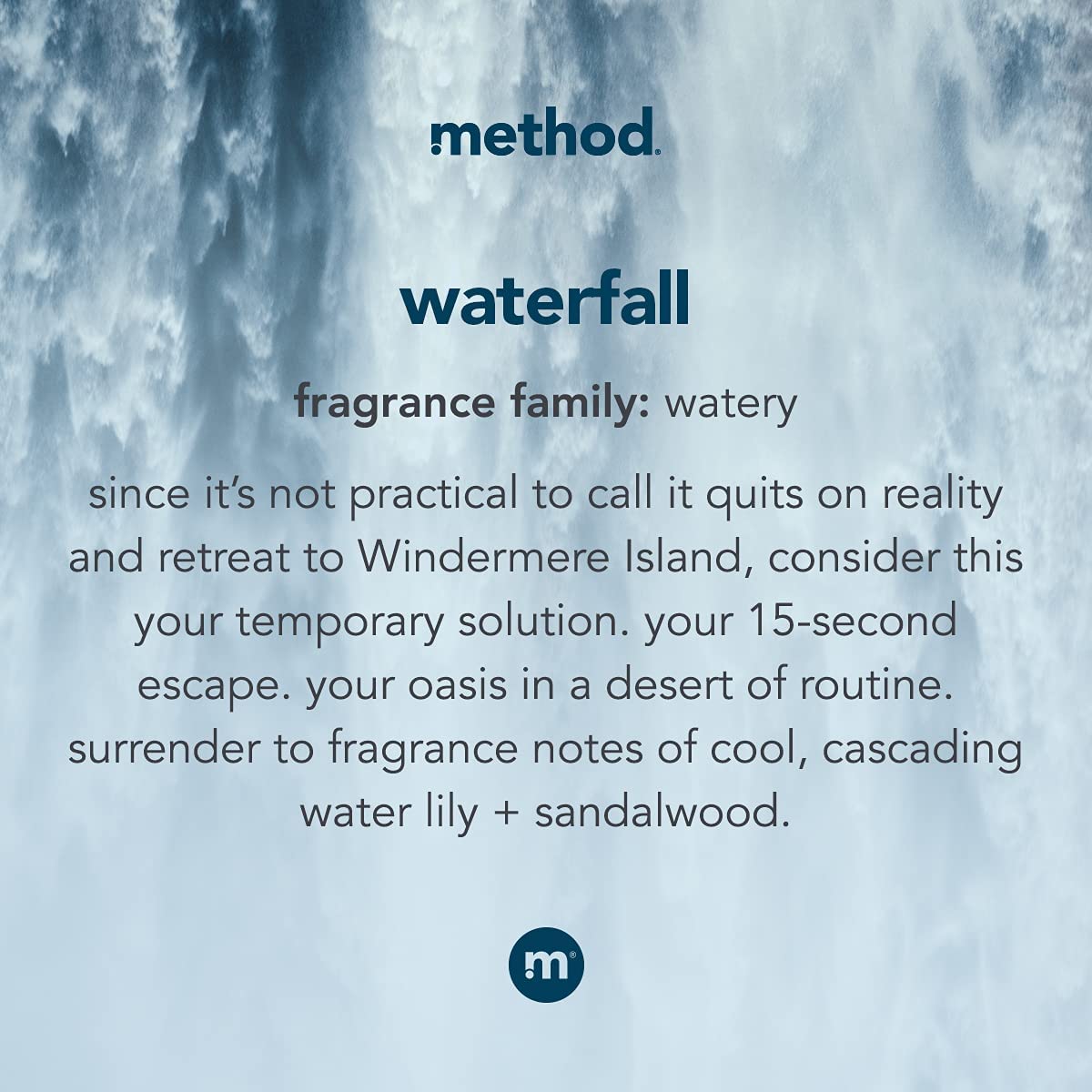 Eco friendly plant based foaming soap by Method in blue color
