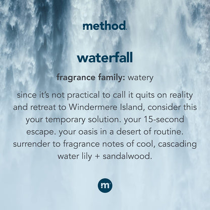 Eco friendly plant based foaming soap by Method in blue color