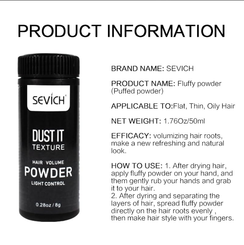 Authentic Sevich hair care volumizing product bottle