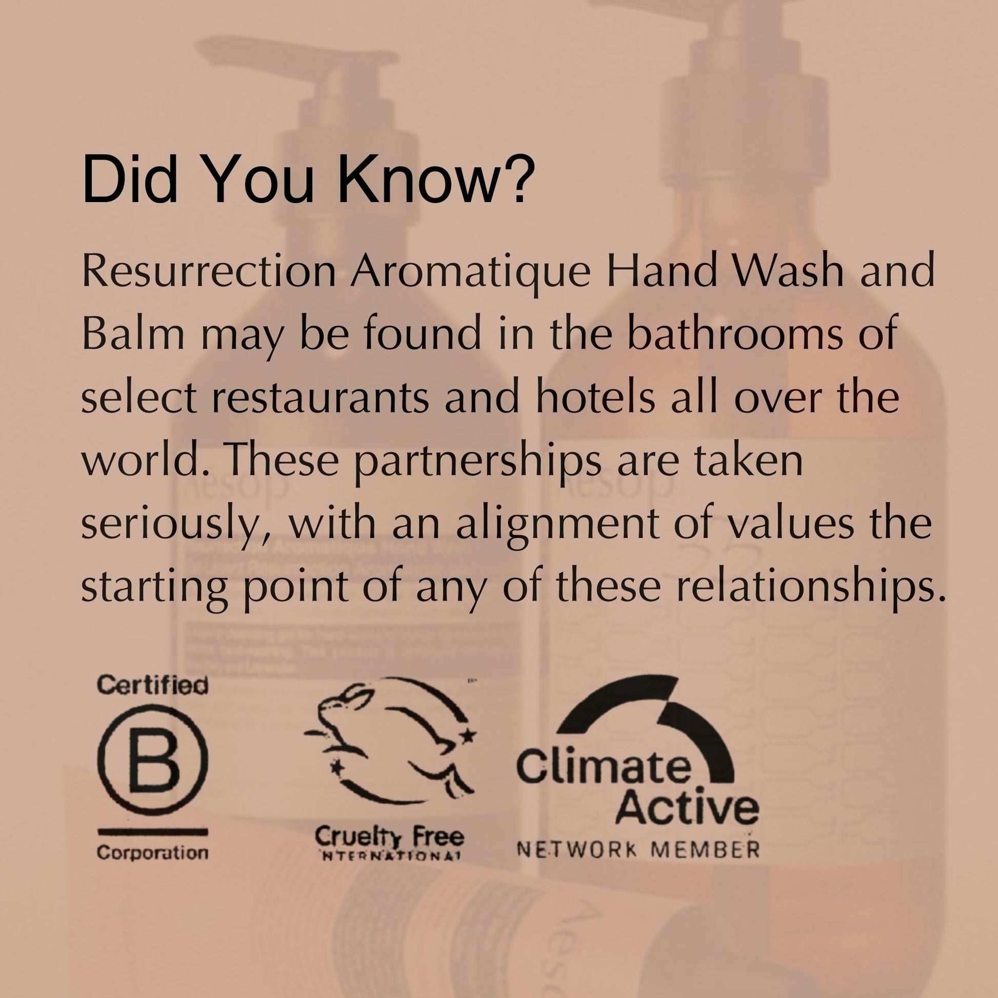 Vegan and cruelty free luxury basin soap in a signature recycled amber bottle