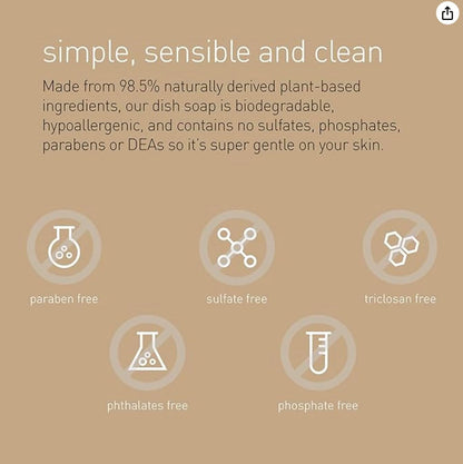 Authentic USA imported simplehuman skin safe fragrance free hand wash refill