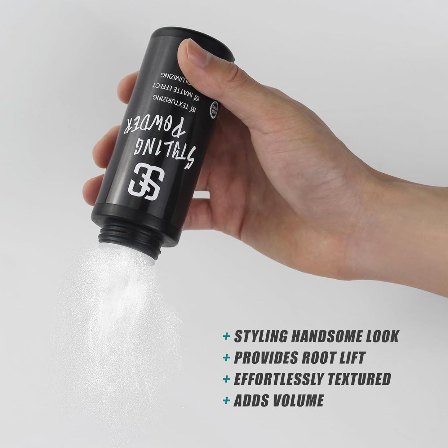 Sovoncare hair powder matte finish results on hair