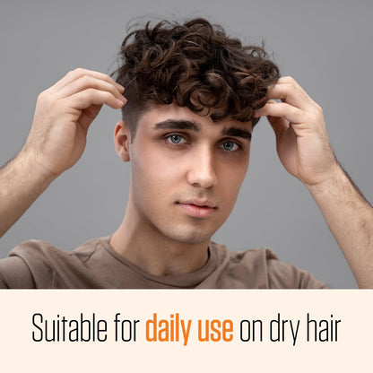 Man styling hair with Neat Bros texture powder