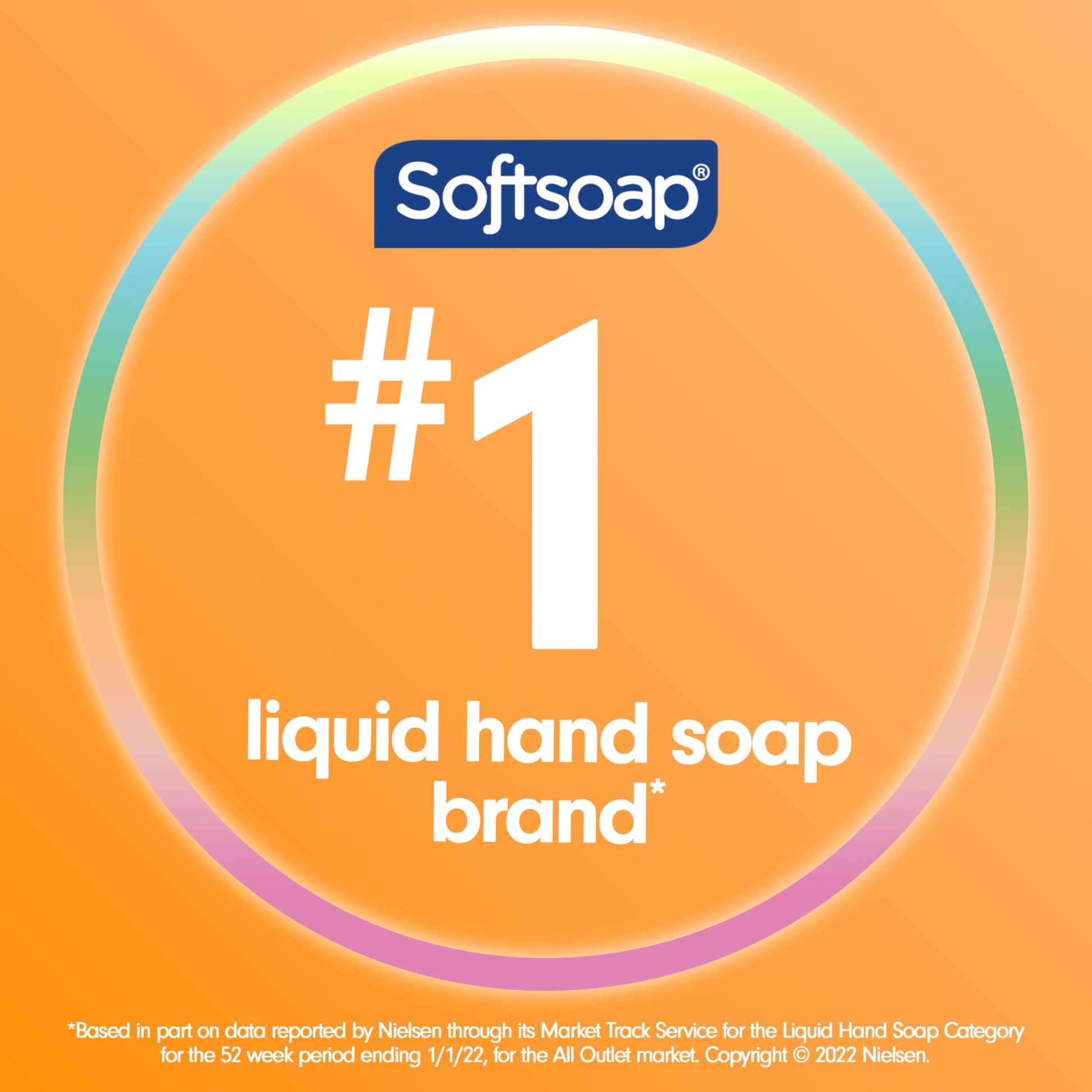 Close up of the pump dispenser on the 11.25 fluid ounce Softsoap antibacterial container