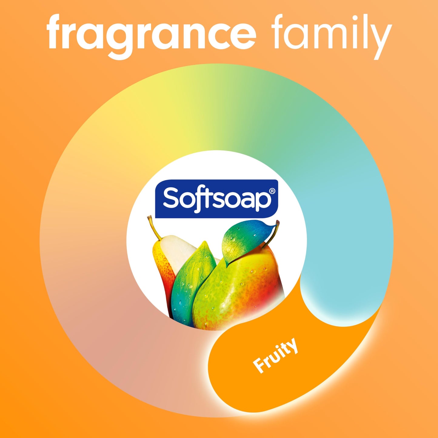 Six individual bottles of Softsoap antibacterial formula highlighting the clinical germ protection label