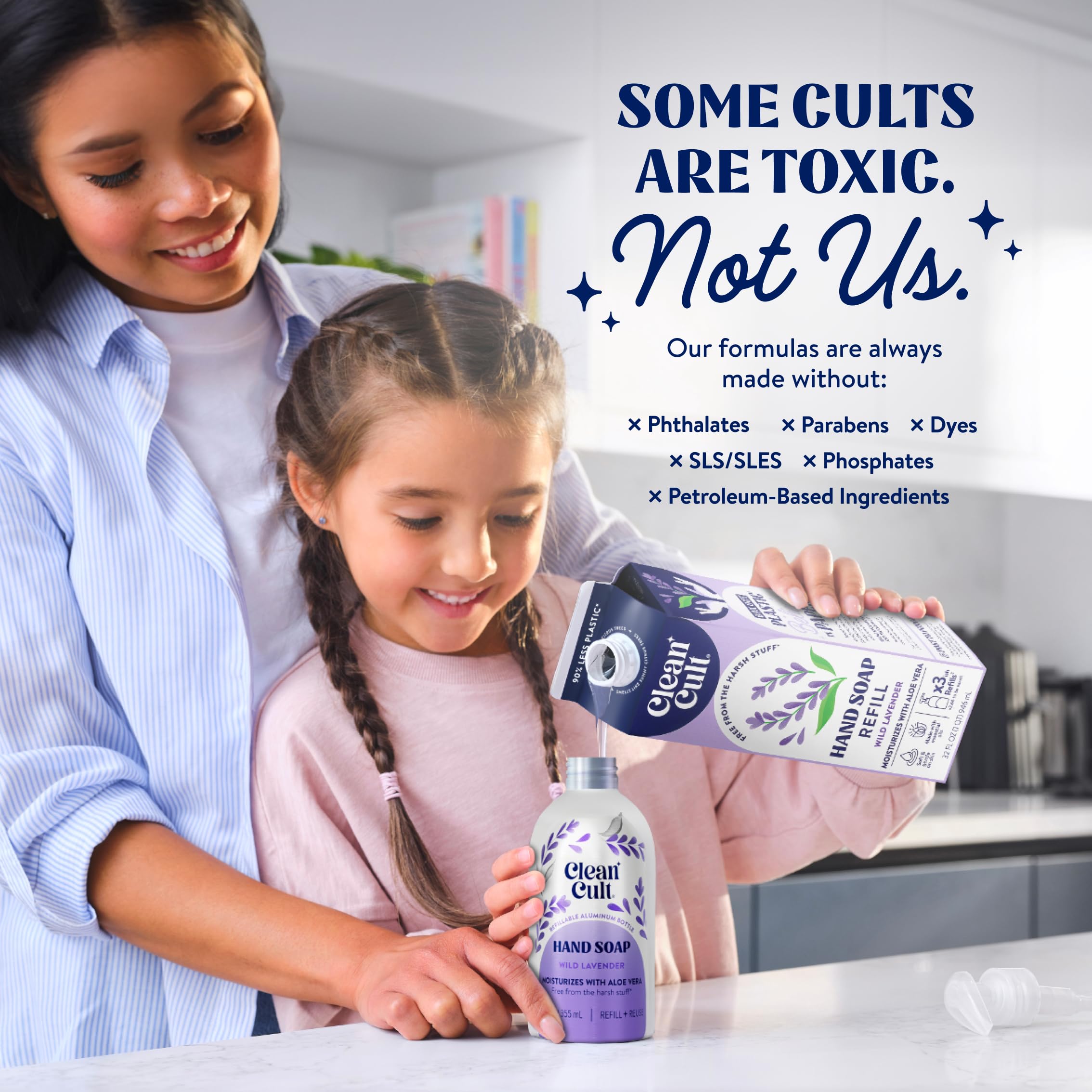 Eco conscious zero waste paper based hand wash packaging by Cleancult