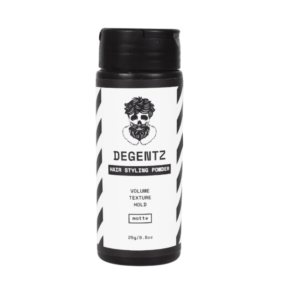Degentz hair styling powder matte finish texture