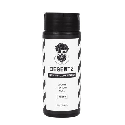 Degentz hair styling powder matte finish texture