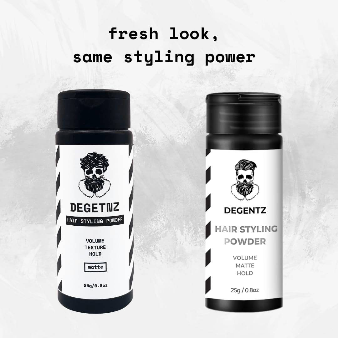 Authentic Degentz hair volumizing powder for men and women