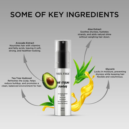 Thick Fiber hair powder travel friendly bottle size