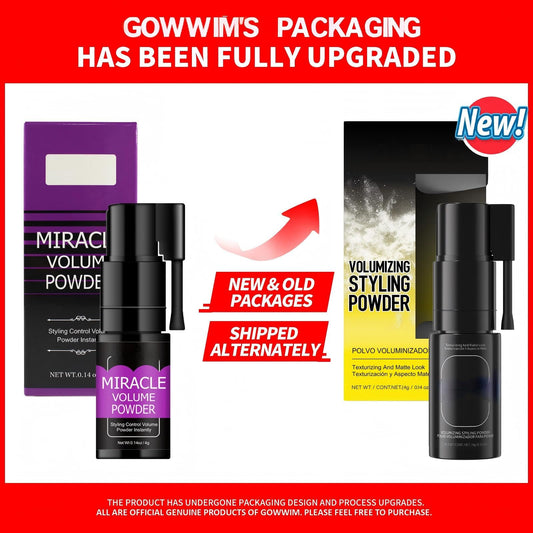 Gowwim hair volume powder 360 degree rotating nozzle detail
