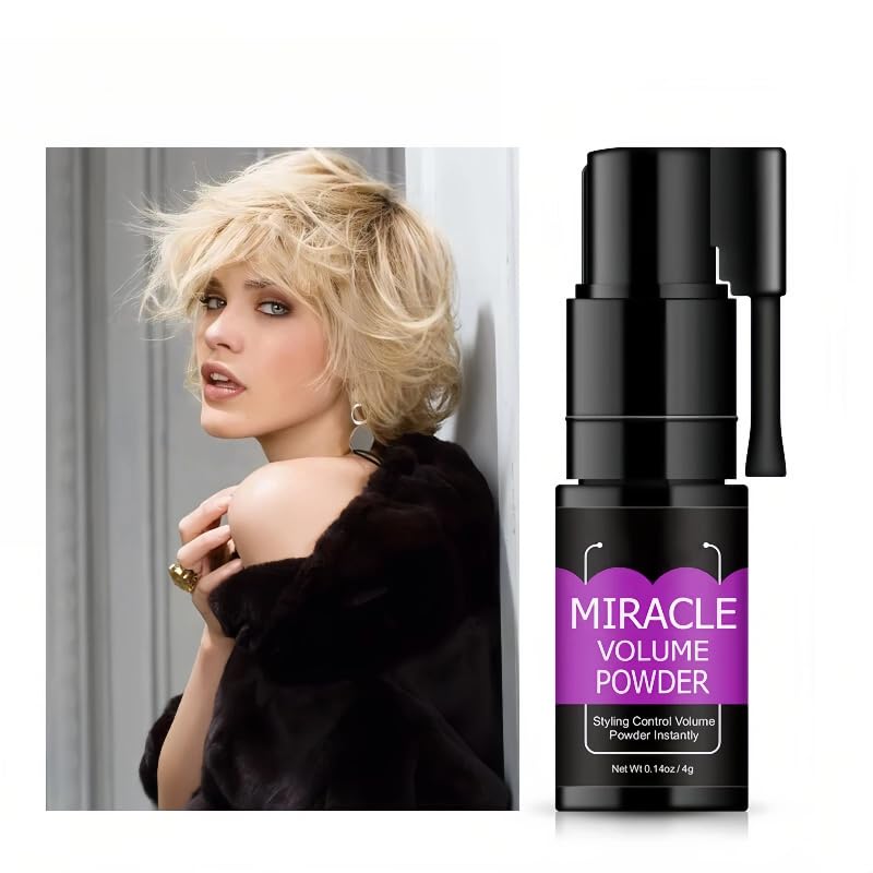 Gowwim texturizing powder applying to hair roots