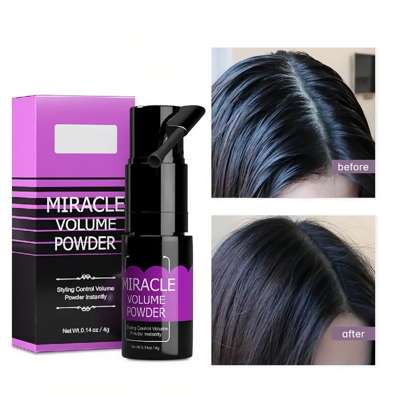 Matte finish hair styling result with Gowwim powder