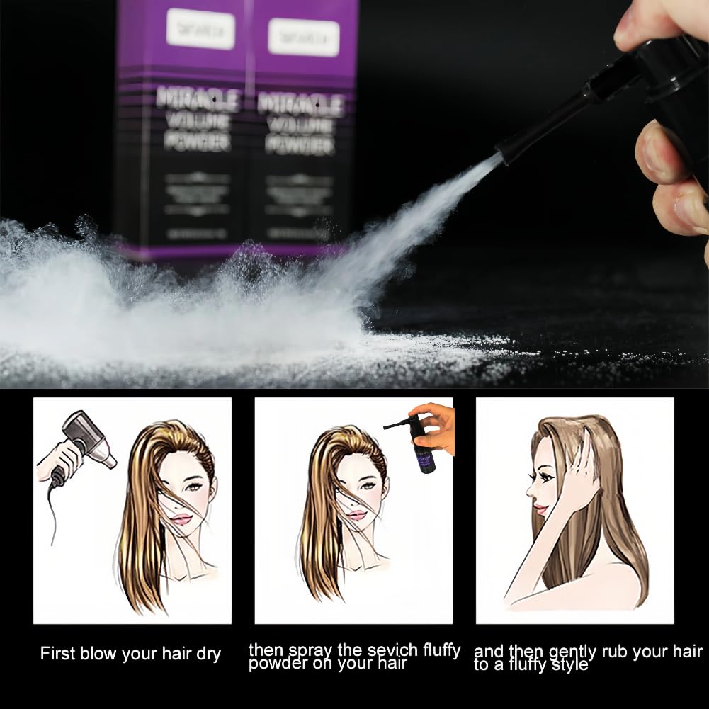 Authentic Gowwim hair styling powder packaging