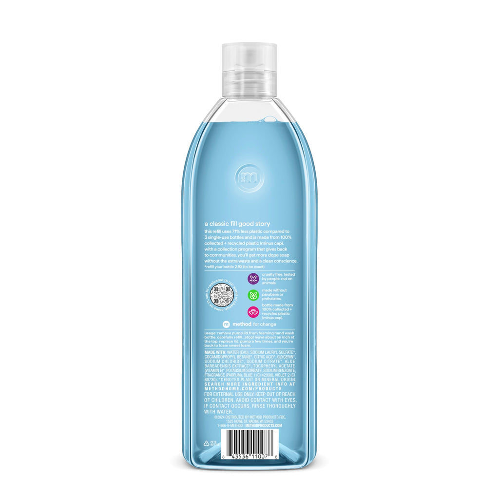 Method twenty eight fluid ounce refill bottle lifestyle shot