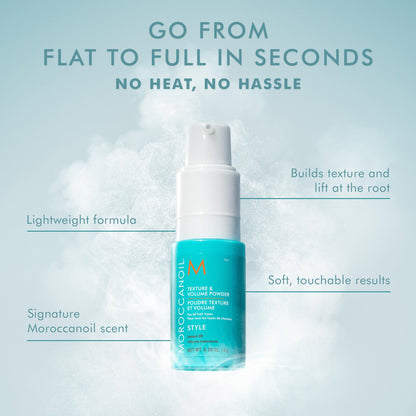 Moroccanoil volume powder texture and application demonstration