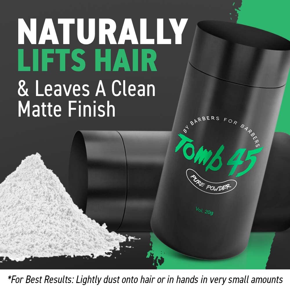 Tomb45 texturizing powder for men's hair grooming