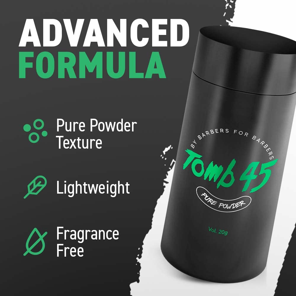 Professional barber grade Tomb45 hair powder