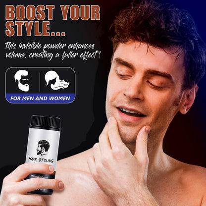 Plobrt hair styling powder for men and women packaging